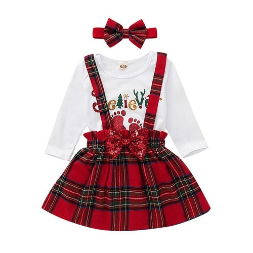 Christmas Outfit Toddler Girl Winter Clothes