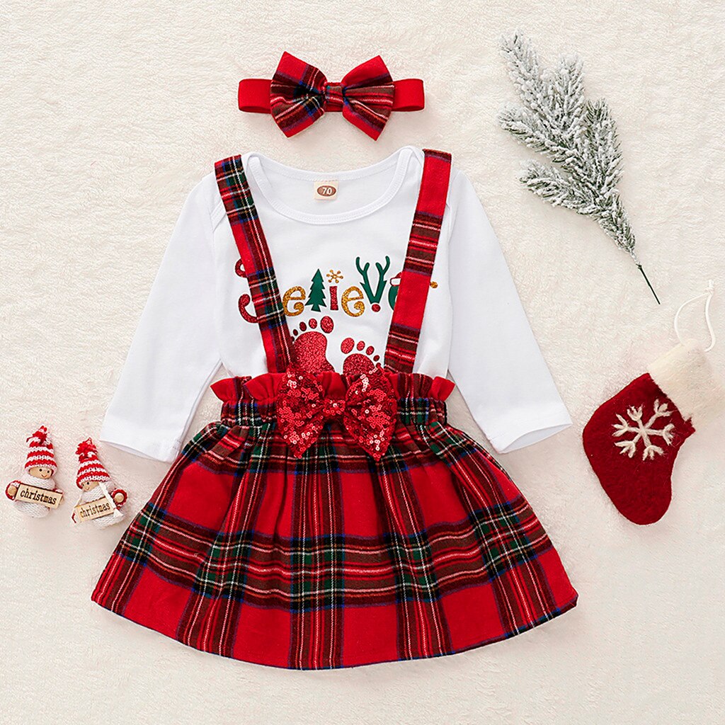 Christmas Outfit Toddler Girl Winter Clothes