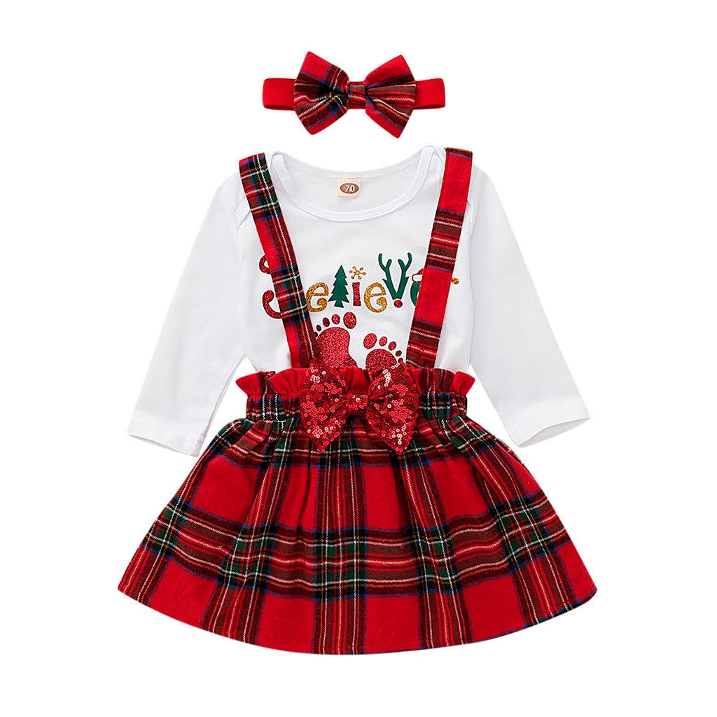 Christmas Outfit Toddler Girl Winter Clothes